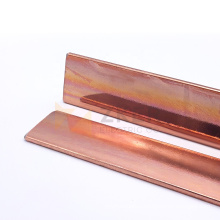 Manufacture copper stripe copper clad Steel tape square,varilla de Tierra,copper coated steel tape  for ground system